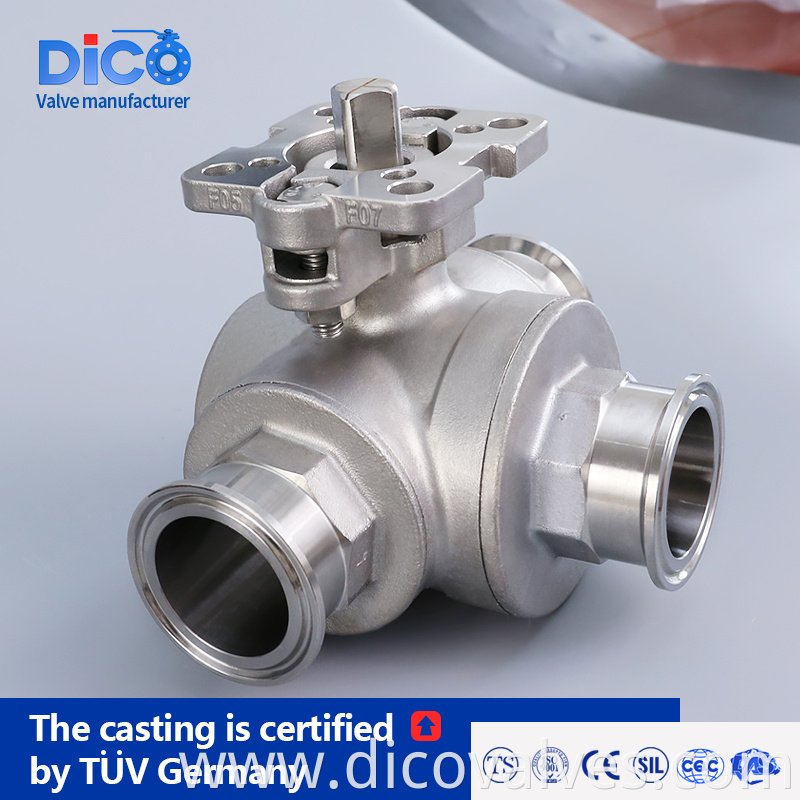 3 WAY BALL VALVE